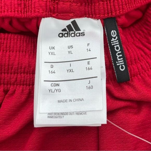 Adidas Squad 13 Red Soccer Shorts | Youth Large | Unisex | NEW - Picture 10 of 11
